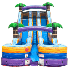 image203 1765571418 18' Double Lane Tropical Rush Waterslide
